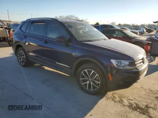 2021 Volkswagen Tiguan S with VIN 3VV1B7AX7MM109451, listed as a Copart auction lot 48072765 with Not Provided miles and Salvage Title. Bid and sale history available at DreamBid. Image 4.