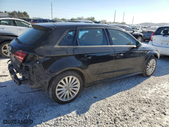 2018 Audi A3 Sportback e-tron Premium with VIN WAUUPBFF9JA068665, listed as a Copart auction lot 72679224 with 57,796 mi miles and Salvage Title. Bid and sale history available at carsss.com. Image 3.
