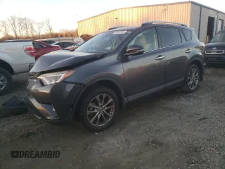 2017 Toyota RAV4 Limited with VIN JTMYFREV9HJ141228, listed as a Copart auction lot 88952945 with 83,372 mi miles and Salvage Title. Bid and sale history available at DreamBid. Image 1.