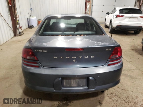 2002 Dodge Stratus SE with VIN 1B3EL36X82N124222, listed as a Copart auction lot 75369414 with 61,832 mi miles and Non Repairable. Bid and sale history available at DreamBid. Image 6.