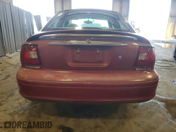 2002 Mercury Sable GS with VIN 1MEFM50U72G650578, listed as a Copart auction lot 62320635 with 74,043 mi miles and Salvage title. Bid and sale history available at DreamBid. Image 6.