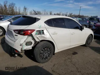 2016 Mazda 3 i Sport with VIN JM1BM1J72G1302697, listed as a Copart auction lot 42129705 with 63,022 mi miles and Salvage Title. Bid and sale history available at DreamBid. Image 3.