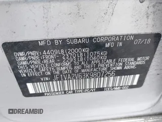 2019 Subaru WRX STI Limited с VIN JF1VA2V63K9807256, выставлен на аукционе IAAI как лот 42390008 с пробегом 74 821 миль миль и . История ставок и продаж доступна на DreamBid. Изображение 9.