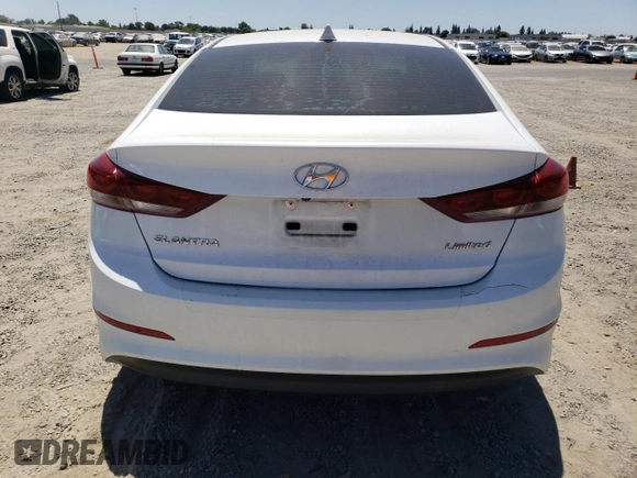 2017 Hyundai Elantra SE with VIN 5NPD84LF7HH091204, listed as a Copart auction lot 60545625 with 82,541 mi miles and Salvage title. Bid and sale history available at DreamBid. Image 6.