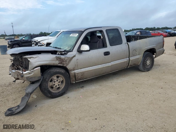 2002 GMC Sierra 1500 SLE with VIN 2GTEC19V821179767, listed as a Copart auction lot 70909254 with 0 mi miles and Salvage Title. Bid and sale history available at carsss.com. Image 1.