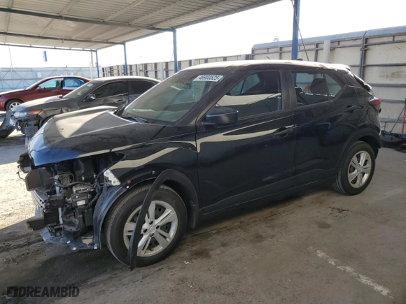 2024 Nissan Kicks S with VIN 3N1CP5BV2RL548454, listed as a Copart auction lot 46900525 with 256 mi miles and Salvage Title. Bid and sale history available at carsss.com. Image 1.