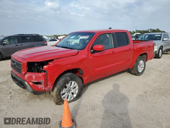 2022 Nissan Frontier Pro-X with VIN 1N6ED1EJ1NN639528, listed as a Copart auction lot 45514865 with 56,559 mi miles and Salvage title. Bid and sale history available at DreamBid. Image 1.