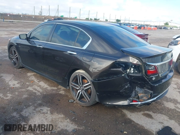 2016 Honda Accord Sport with VIN 1HGCR2F50GA133235, listed as a IAAI auction lot 42384461 with 176,640 mi miles and . Bid and sale history available at DreamBid. Image 3.
