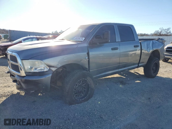2010 Dodge Ram 2500 TRX with VIN 3D7UT2CL3AG122932, listed as a Copart auction lot 80206254 with 198,223 mi miles and Salvage Title. Bid and sale history available at carsss.com. Image 1.
