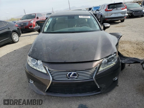 2014 Lexus ES 300h Hybrid with VIN JTHBW1GG7E2047214, listed as a Copart auction lot 51480865 with 100,133 mi miles and Salvage Title. Bid and sale history available at carsss.com. Image 5.