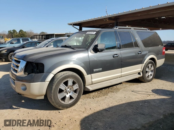 2007 Ford Expedition Max Eddie Bauer with VIN 1FMFK18547LA91675, listed as a Copart auction lot 46532425 with 232,784 mi miles and Salvage Title. Bid and sale history available at DreamBid. Image 1.
