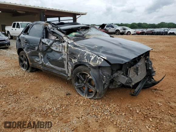 2017 Jaguar F-Pace 35t R-Sport with VIN SADCL2BV6HA084490, listed as a Copart auction lot 54695025 with Not provided miles and Salvage title. Bid and sale history available at DreamBid. Image 4.