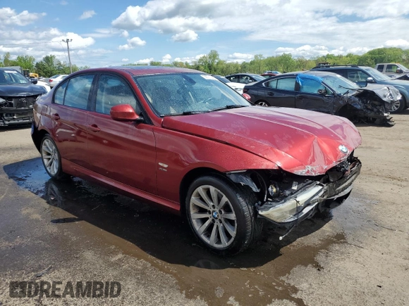 2011 BMW 3 Series 328i xDrive with VIN WBAPK5C5XBF123721, listed as a Copart auction lot 56071445 with 137,242 mi miles and Salvage title. Bid and sale history available at DreamBid. Image 4.