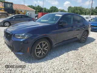2022 BMW X4 M40i with VIN 5UX43DT02N9K59473, listed as a Copart auction lot 62493725 with 49,708 mi miles and Salvage title. Bid and sale history available at DreamBid. Image 1.