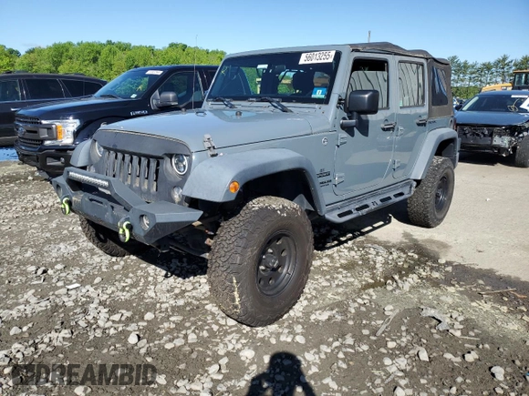 2015 Jeep Wrangler Unlimited Willys Wheeler with VIN 1C4BJWDG5FL609110, listed as a Copart auction lot 56013255 with 153,202 mi miles and Clean Title. Bid and sale history available at DreamBid. Image 1.