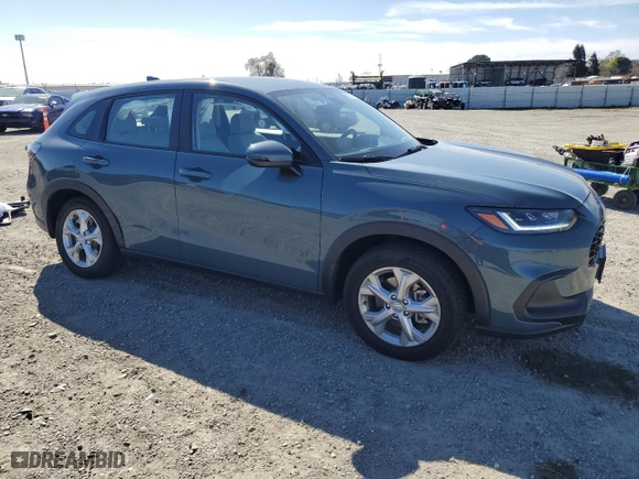 2024 Honda HR-V LX with VIN 3CZRZ1H31RM740243, listed as a Copart auction lot 47320795 with 10,360 mi miles and Salvage Title. Bid and sale history available at carsss.com. Image 4.