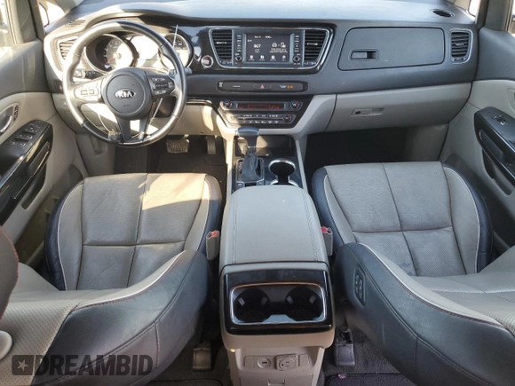 2019 Kia Sedona EX with VIN KNDMC5C13K6558435, listed as a Copart auction lot 73208964 with 75,710 mi miles and Salvage Title. Bid and sale history available at carsss.com. Image 8.