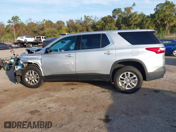 2020 Chevrolet Traverse LS with VIN 1GNEVFKW9LJ187966, listed as a IAAI auction lot 41059955 with 98,273 mi miles. Bid and sale history available at carsss.com. Image 14.