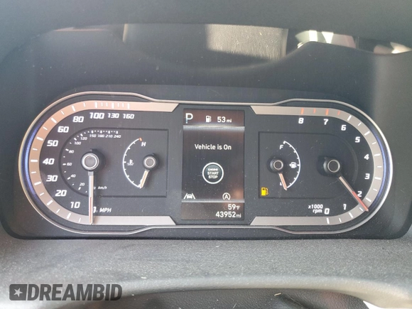 2022 Hyundai Tucson SEL with VIN 5NMJB3AE1NH121735, listed as a Copart auction lot 52225955 with 43,952 mi miles and Salvage Title. Bid and sale history available at carsss.com. Image 9.