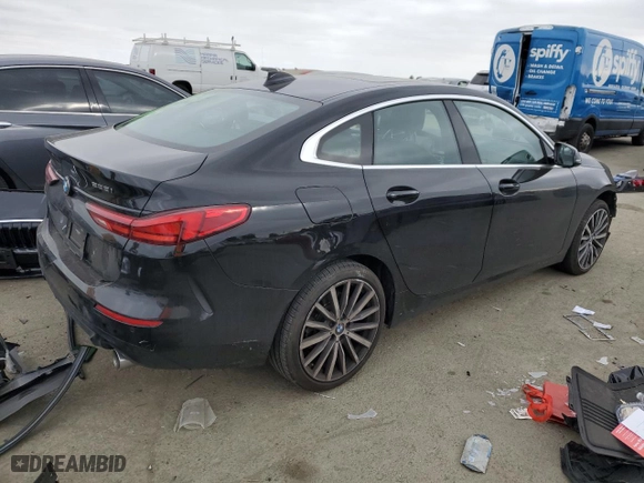 2021 BMW 2 Series 228i with VIN WBA53AK06M7H58017, listed as a Copart auction lot 43342045 with 33,789 mi miles and Salvage Title. Bid and sale history available at carsss.com. Image 3.