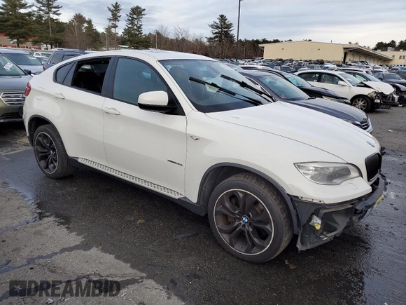 2013 BMW X6 xDrive50i z VIN 5UXFG8C52DL591043, wystawiony jako Copart lot #85150504 z przebiegiem 106 179 mil mil oraz Szkoda całkowita • Salvage title. Historia ofert i sprzedaży dostępna na DreamBid. Obrazek 4.