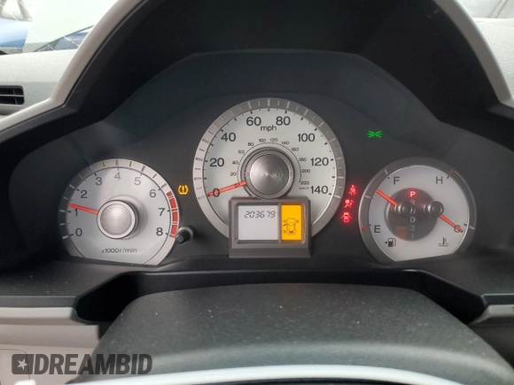 2011 Honda Pilot LX with VIN 5FNYF4H20BB068768, listed as a Copart auction lot 87152394 with 203,679 mi miles and Salvage Title. Bid and sale history available at DreamBid. Image 9.