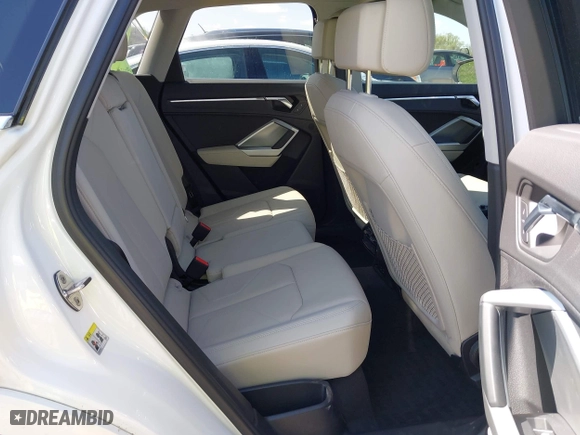 2020 Audi Q3 S line Premium with VIN WA1DECF34L1078019, listed as a IAAI auction lot 41928005 with 62,303 mi miles. Bid and sale history available at carsss.com. Image 8.
