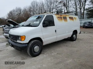 2005 Ford Econoline Cargo with VIN 1FTNE24W05HA67241, listed as a Copart auction lot 85980654 with Not Provided miles and Clean Title. Bid and sale history available at carsss.com. Image 1.