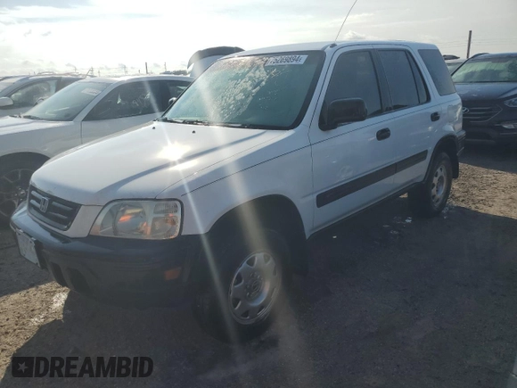 2001 Honda CR-V LX with VIN JHLRD28451S006593, listed as a Copart auction lot 75269894 with 169,038 mi miles and Non Repairable. Bid and sale history available at carsss.com. Image 1.