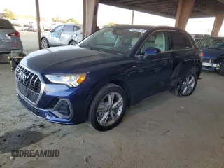 2023 Audi Q3 S line Premium Plus with VIN WA1EECF39P1058603, listed as a Copart auction lot 42395745 with 11,353 mi miles and Salvage Title. Bid and sale history available at carsss.com. Image 1.