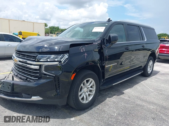 2023 Chevrolet Suburban LT with VIN 1GNSKCKD4PR382714, listed as a IAAI auction lot 42739708 with 58,318 mi miles and . Bid and sale history available at DreamBid. Image 17.