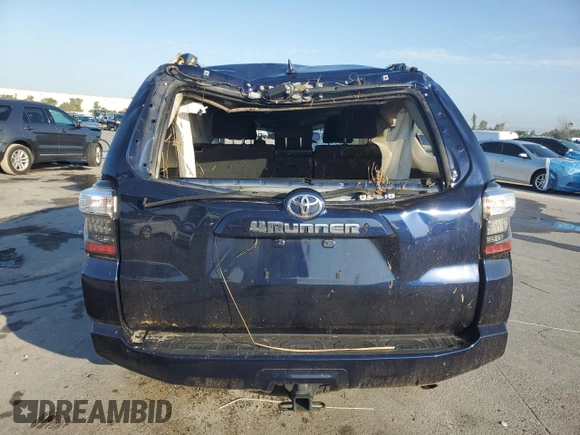 2023 Toyota 4Runner SR5 with VIN JTEEU5JR5P5279040, listed as a Copart auction lot 55560025 with Not provided miles and Non repairable. Bid and sale history available at DreamBid. Image 6.