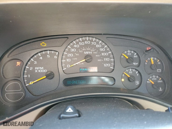 2003 Chevrolet Silverado 1500 with VIN 1GCEC14X73Z345682, listed as a Copart auction lot 47940005 with 143,881 mi miles and Salvage Title. Bid and sale history available at carsss.com. Image 9.