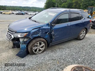 2019 Chevrolet Equinox Premier z VIN 3GNAXNEV1KL327263, wystawiony jako Copart lot #60242345 z przebiegiem 152 843 mil mil oraz Szkoda całkowita • Salvage title. Historia ofert i sprzedaży dostępna na DreamBid. Obrazek 1.