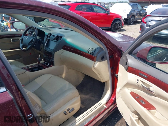2009 Lexus LS 460 with VIN JTHBL46F895090838, listed as a IAAI auction lot 42437405 with 174,271 mi miles and . Bid and sale history available at DreamBid. Image 5.
