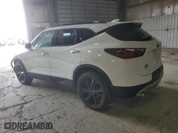 2020 Chevrolet Blazer LT with VIN 3GNKBCRS3LS715903, listed as a Copart auction lot 51078185 with 56,119 mi miles and Salvage title. Bid and sale history available at DreamBid. Image 2.