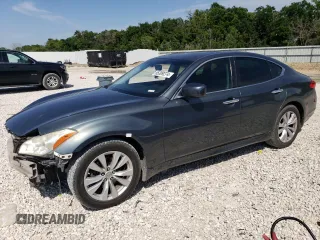2011 Infiniti M37 with VIN JN1BY1AP2BM320115, listed as a Copart auction lot 55309274 with 104,779 mi miles and Salvage Title. Bid and sale history available at carsss.com. Image 1.
