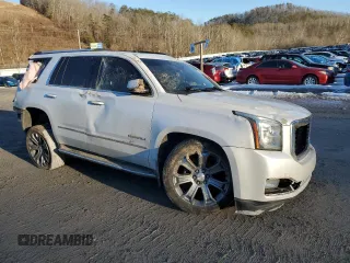 2016 GMC Yukon Denali with VIN 1GKS2CKJ6GR293441, listed as a Copart auction lot 42485905 with 0 mi miles and Salvage Title. Bid and sale history available at carsss.com. Image 4.