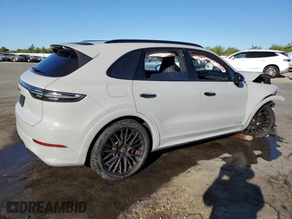 2021 Porsche Cayenne GTS with VIN WP1AG2AY3MDA34642, listed as a Copart auction lot 67523994 with 23,348 mi miles and Salvage title. Bid and sale history available at DreamBid. Image 3.
