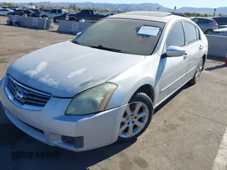 2007 Nissan Maxima 3.5 SE with VIN 1N4BA41E47C818370, listed as a IAAI auction lot 41274255 with 170,666 mi miles. Bid and sale history available at carsss.com. Image 2.
