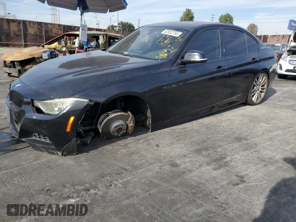 2013 BMW 3 Series ActiveHybrid 3 with VIN WBA3F9C54DF483919, listed as a Copart auction lot 82932794 with 131,257 mi miles and Salvage Title. Bid and sale history available at carsss.com. Image 1.