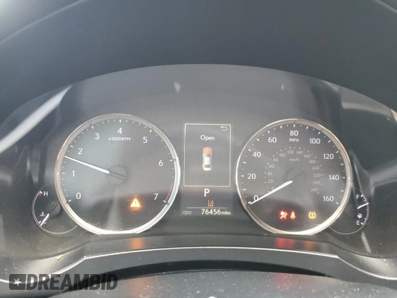 2017 Lexus IS 300 with VIN JTHCM1D29H5018836, listed as a Copart auction lot 49349415 with 76,456 mi miles and Salvage title. Bid and sale history available at DreamBid. Image 9.