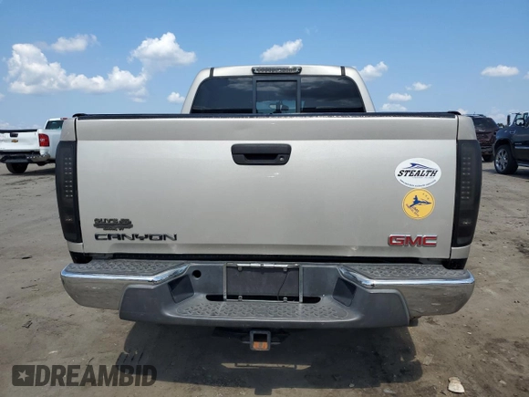 2006 GMC Canyon SLE2 with VIN 1GTDT136468252570, listed as a Copart auction lot 72256264 with 181,678 mi miles and Salvage Title. Bid and sale history available at carsss.com. Image 6.