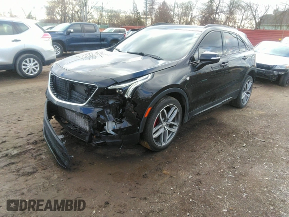 2021 Cadillac XT4 AWD Sport with VIN 1GYFZFR48MF009552, listed as a IAAI auction lot 41743125 with 53,982 mi miles and . Bid and sale history available at DreamBid. Image 17.