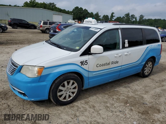 2015 Chrysler Town & Country Touring with VIN 2C4RC1BG7FR637030, listed as a Copart auction lot 64813694 with Not Provided miles and Clean Title. Bid and sale history available at carsss.com. Image 1.