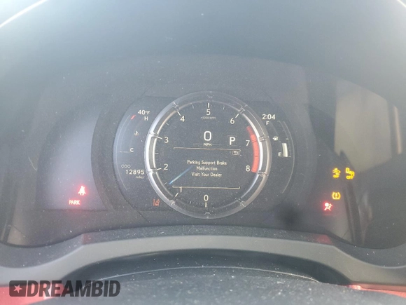 2024 Lexus IS 350 F Sport with VIN JTHGZ1E29R5034487, listed as a Copart auction lot 87899355 with 12,895 mi miles and Salvage title. Bid and sale history available at DreamBid. Image 9.