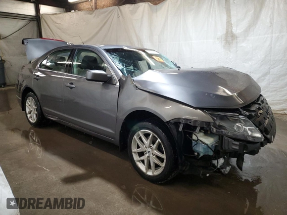 2012 Ford Fusion SEL with VIN 3FAHP0JA1CR315809, listed as a Copart auction lot 46447445 with Not Provided miles and Salvage Title. Bid and sale history available at carsss.com. Image 4.