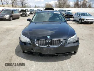 2007 BMW 5 Series 525i with VIN WBANE53577CY08041, listed as a Copart auction lot 50399925 with Not Provided miles and Salvage Title. Bid and sale history available at carsss.com. Image 5.