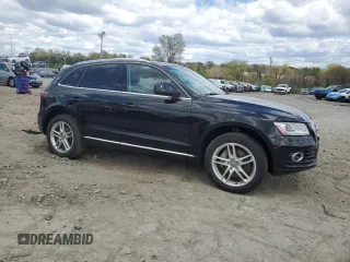 2014 Audi Q5 Premium Plus with VIN WA1CMAFP0EA079029, listed as a Copart auction lot 51653925 with 121,047 mi miles and Salvage title. Bid and sale history available at DreamBid. Image 4.