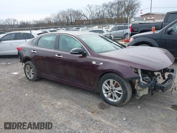 2018 Kia Optima LX z VIN 5XXGT4L30JG185640, wystawiony jako IAAI lot #41645104 z przebiegiem Nie podano mil oraz . Historia ofert i sprzedaży dostępna na DreamBid. Obrazek 12.